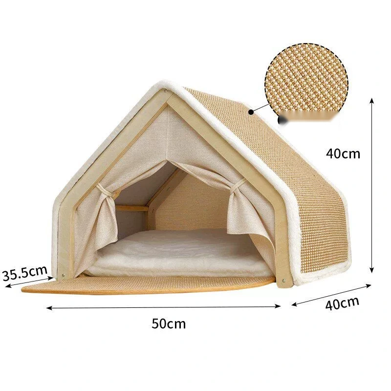 Teepee Pet House for Cats and Dogs