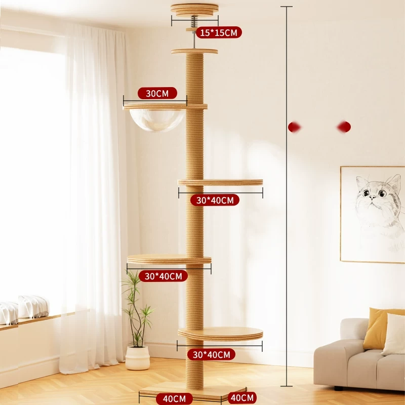 Cat Tree with Scratching Post