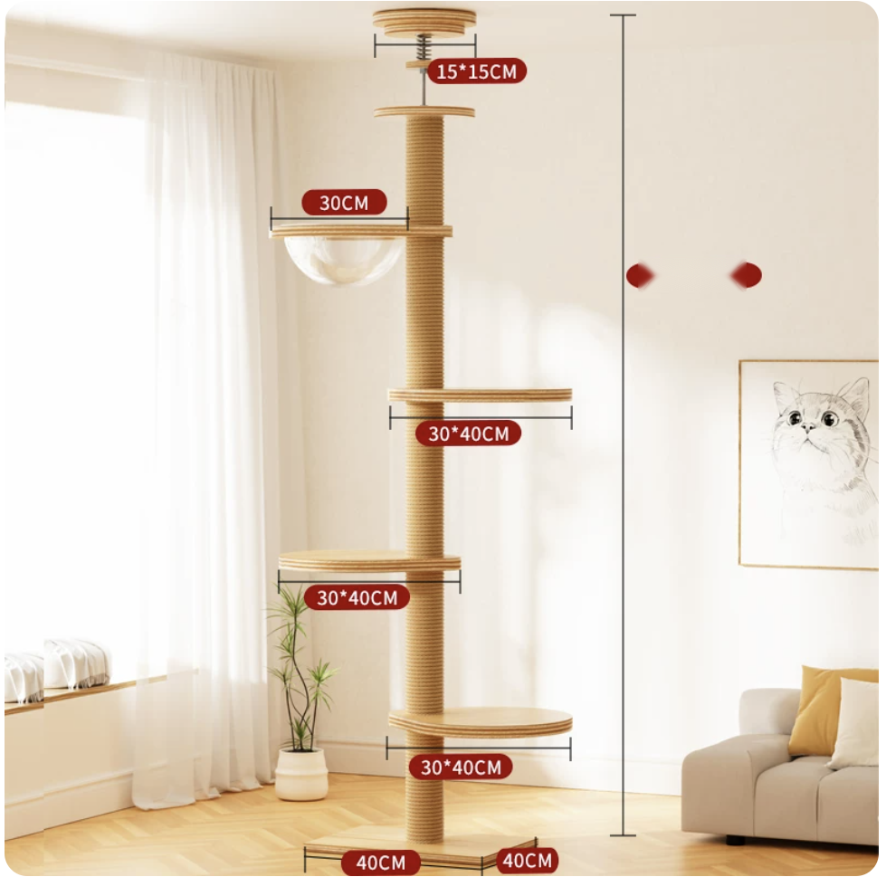 Cat Tree with Scratching Post