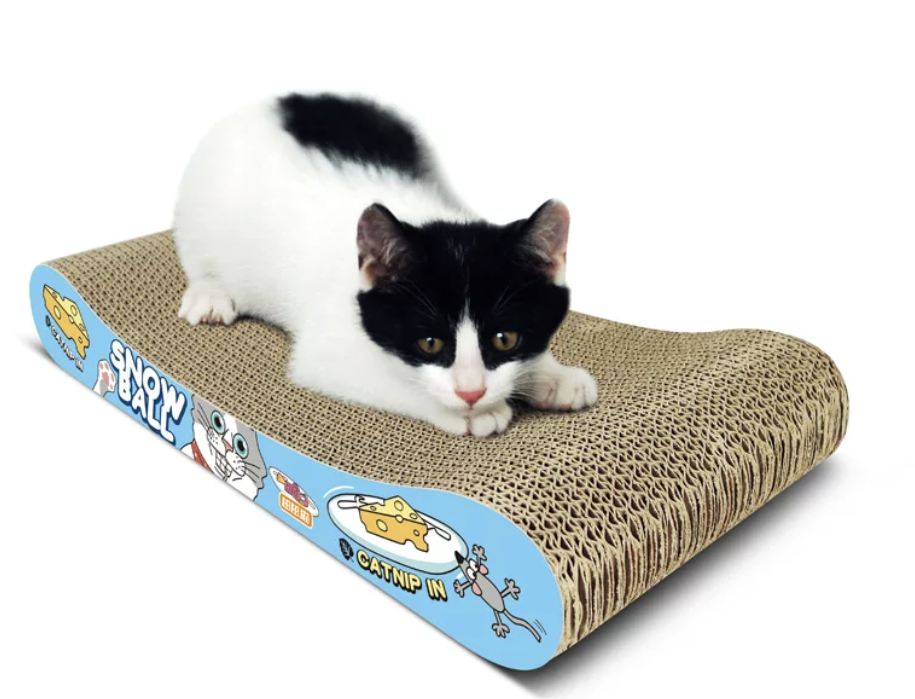 Corrugated Cardboard Cat Scratcher