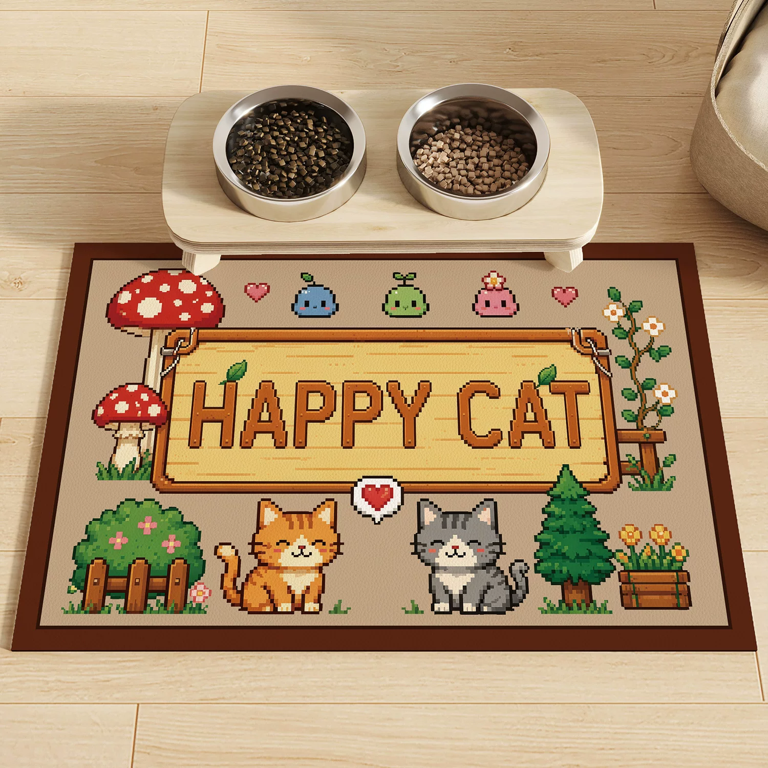 Pet Food Bowl Mat