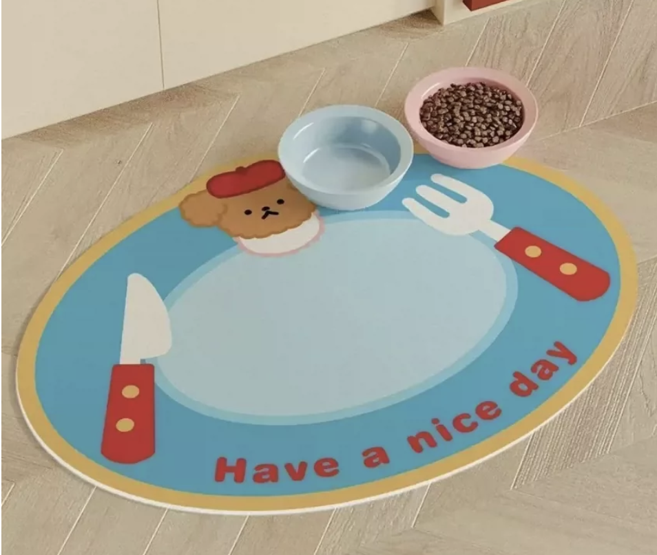 Pet Food Bowl Mat