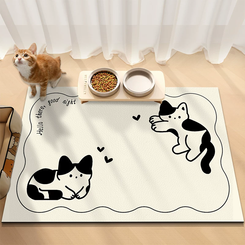 Pet Food Bowl Mat