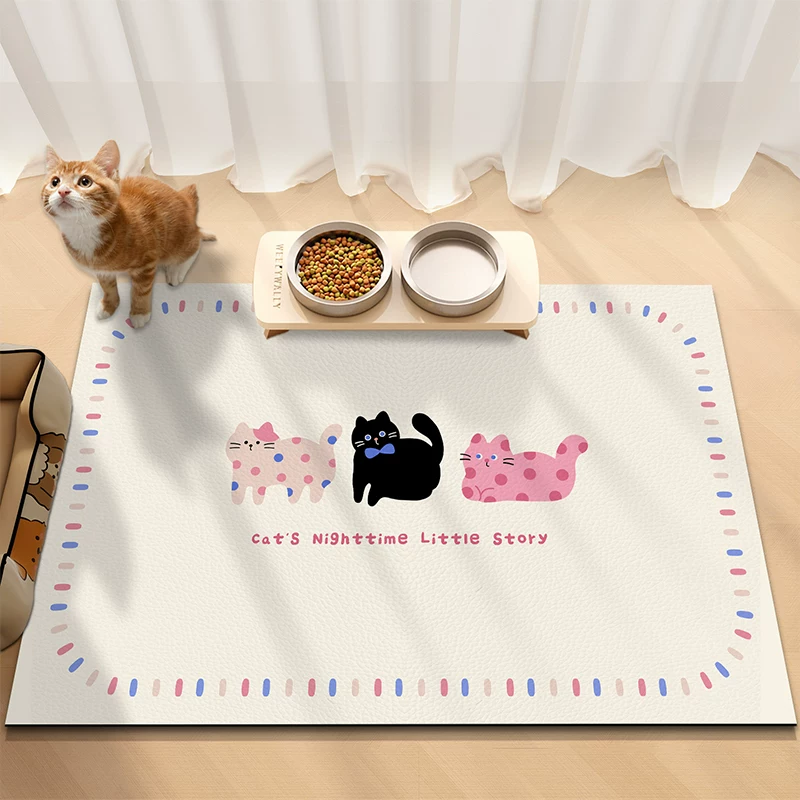 Pet Food Bowl Mat