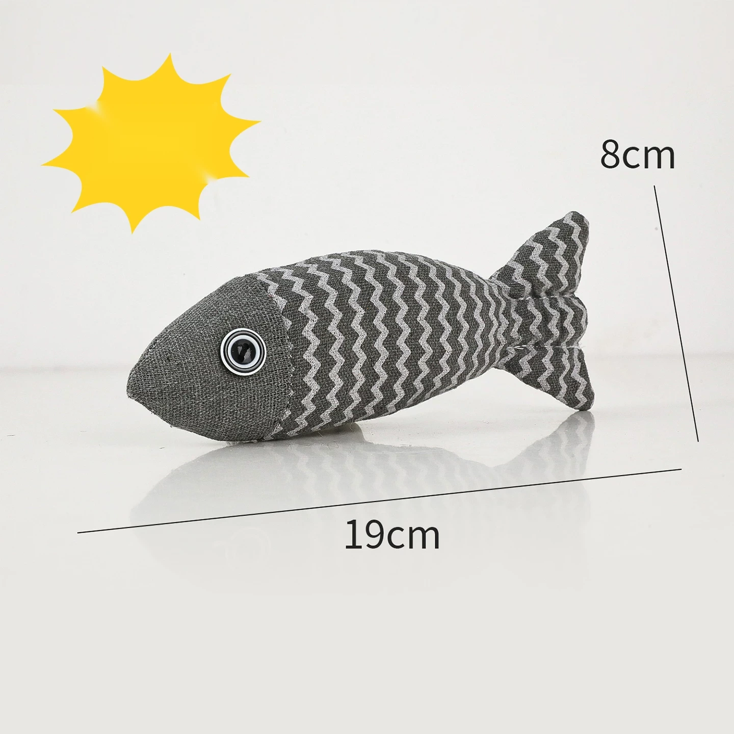 Fish-Shaped Cat Toy