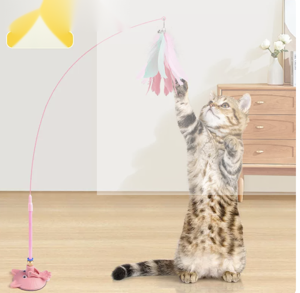 Feather Cat Wand Toy