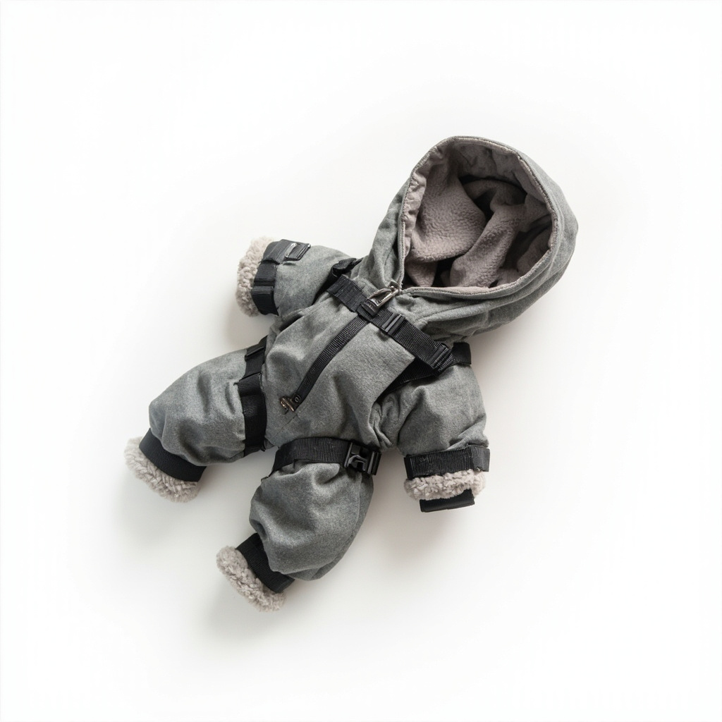 Overalls Winter  с  шлейкой for Dogs
