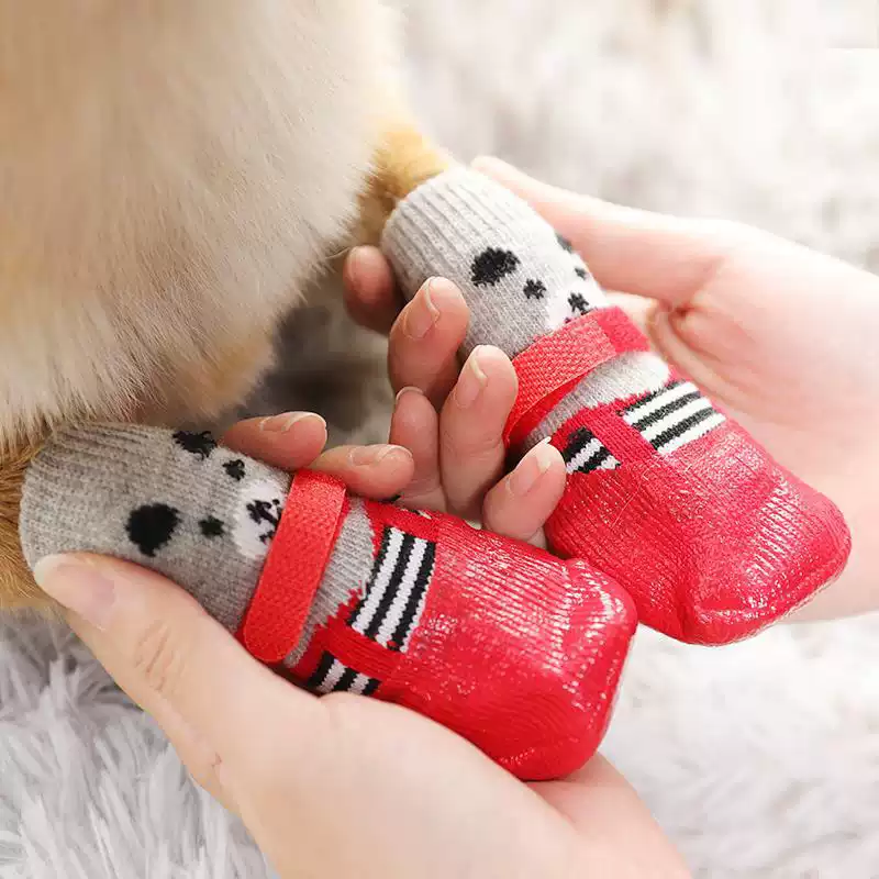 Dog Socks with Rubberized Soles