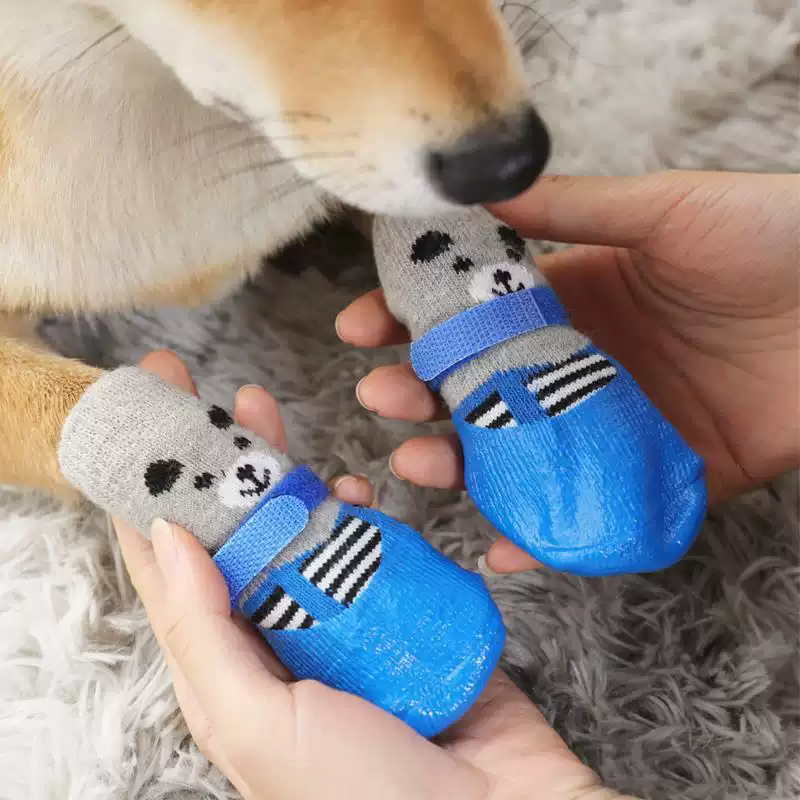 Dog Socks with Rubberized Soles