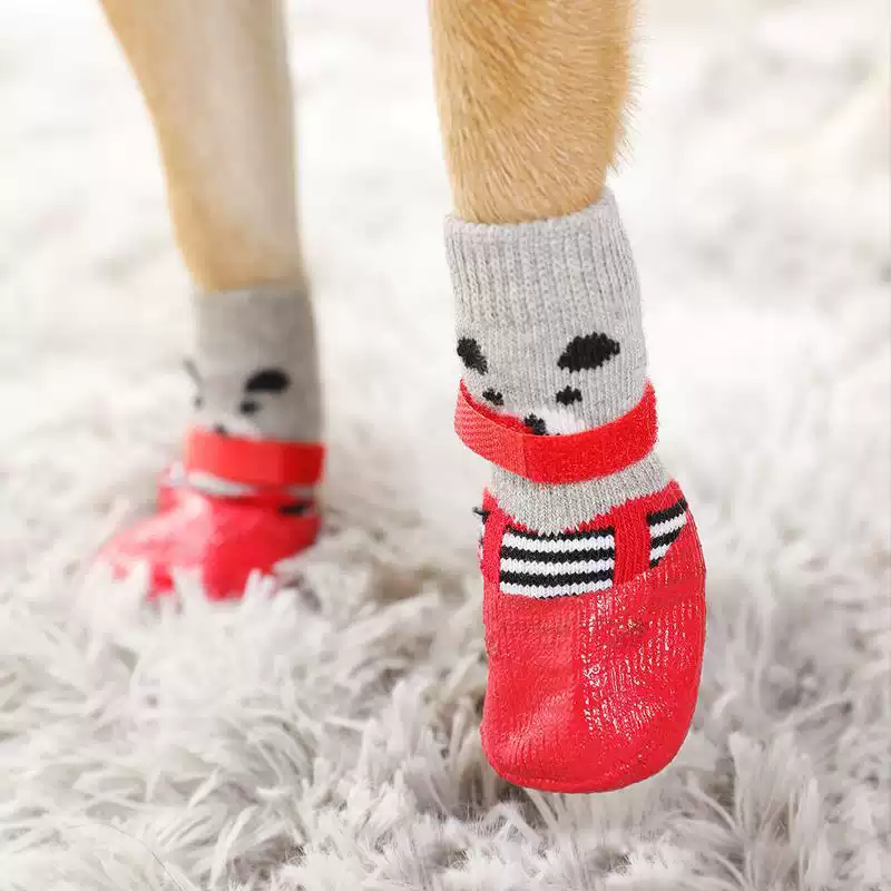 Dog Socks with Rubberized Soles
