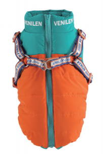 Dog Jacket with Built-In Harness