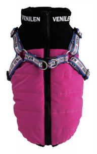 Dog Jacket with Built-In Harness