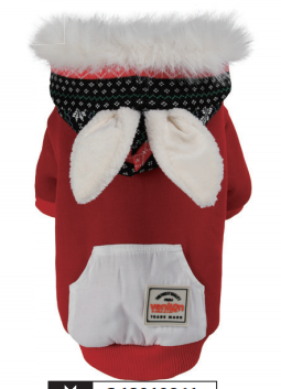 Hooded Dog Jacket (Plush)