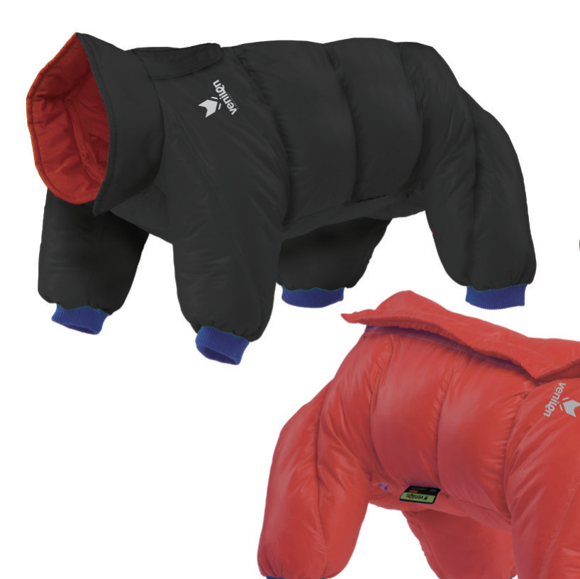 Reversible Waterproof Dog Onesie with Storage Bag