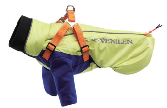 Winter Dog Onesie with Harness