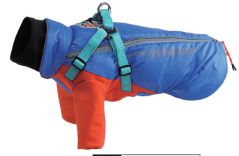 Winter Dog Onesie with Harness
