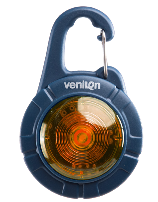 Round LED Collar Light with Carabiner