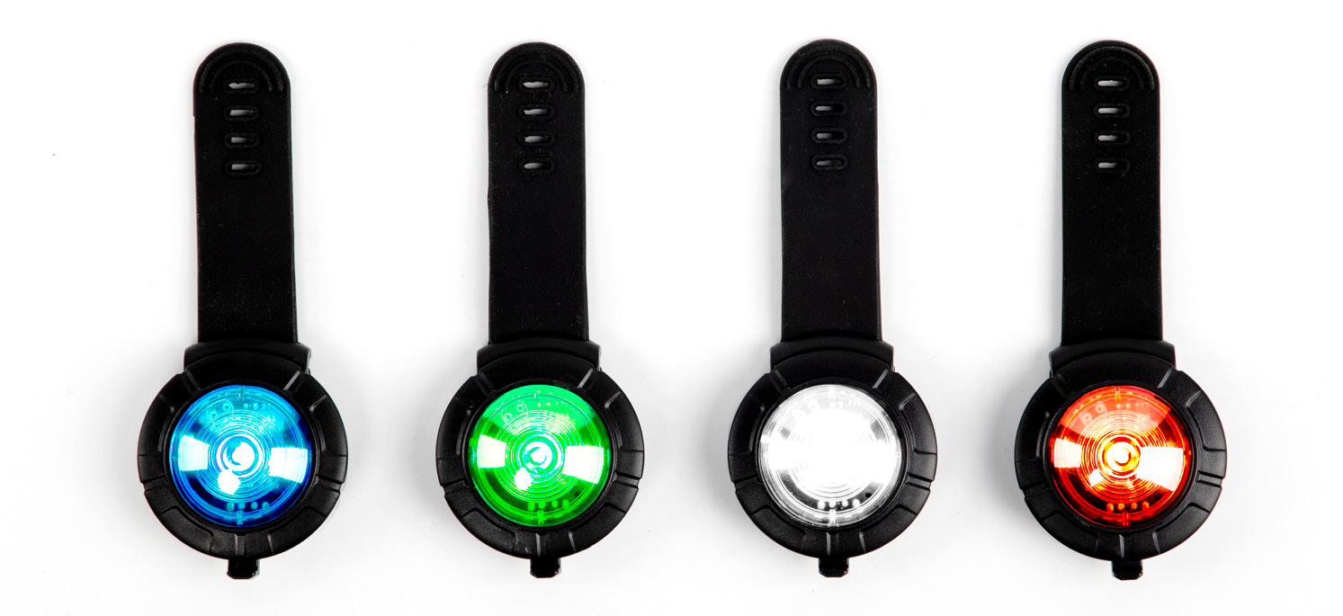 UFO Flashing LED Collar Light with Carabiner
