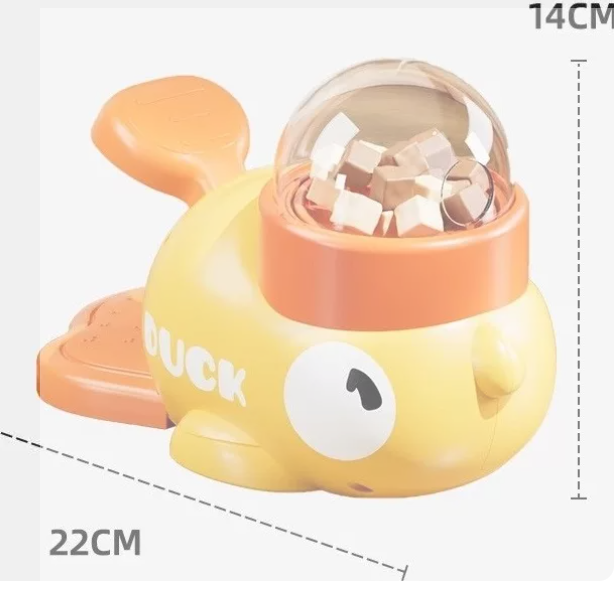 Duck-Shaped Treat-Dispensing Dog Toy