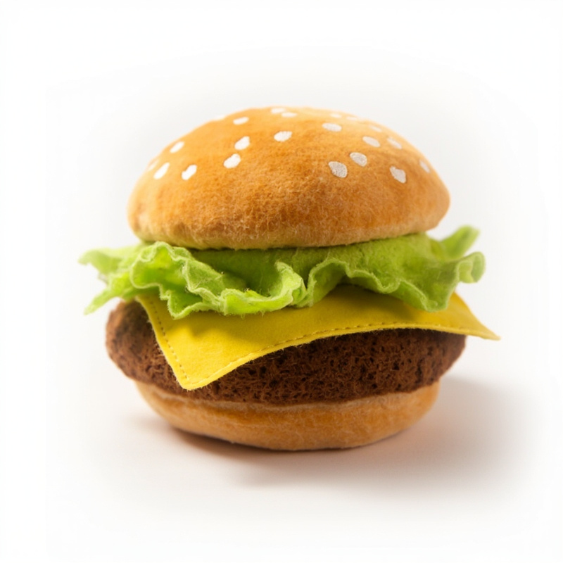 Hamburger Dog Toy